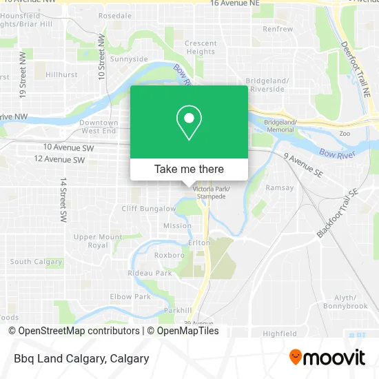 Bbq Land Calgary map