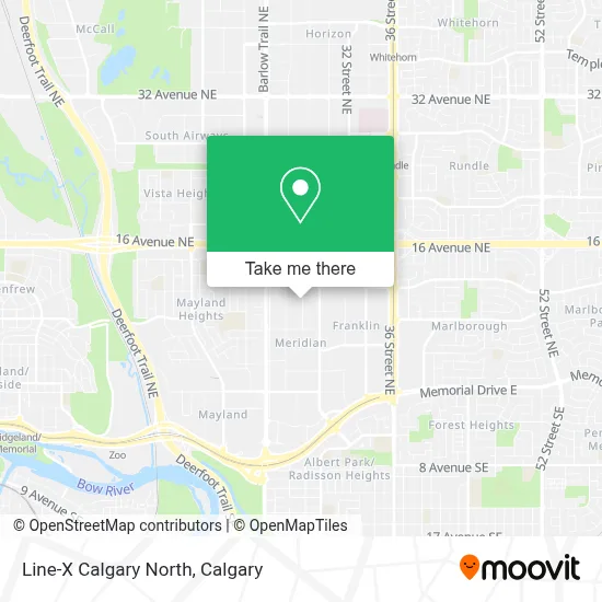 Line-X Calgary North map