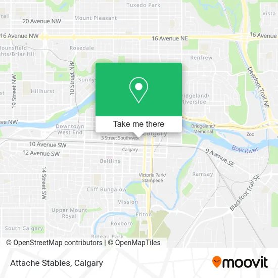 Attache Stables map