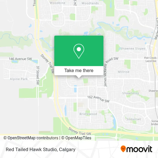 Red Tailed Hawk Studio map