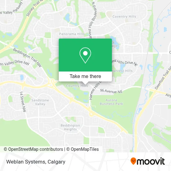 Weblan Systems map