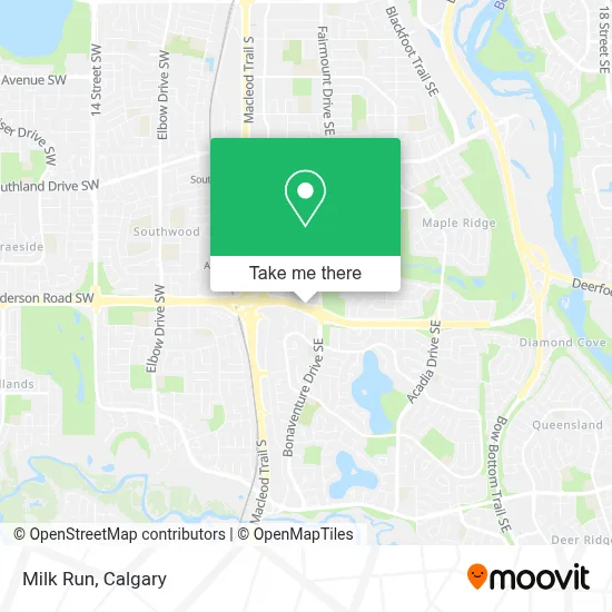 Milk Run map