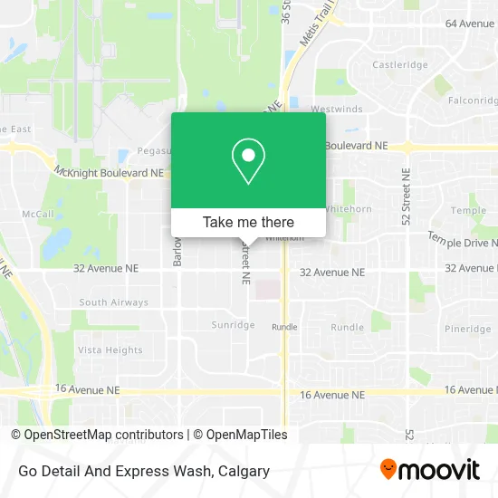 Go Detail And Express Wash map