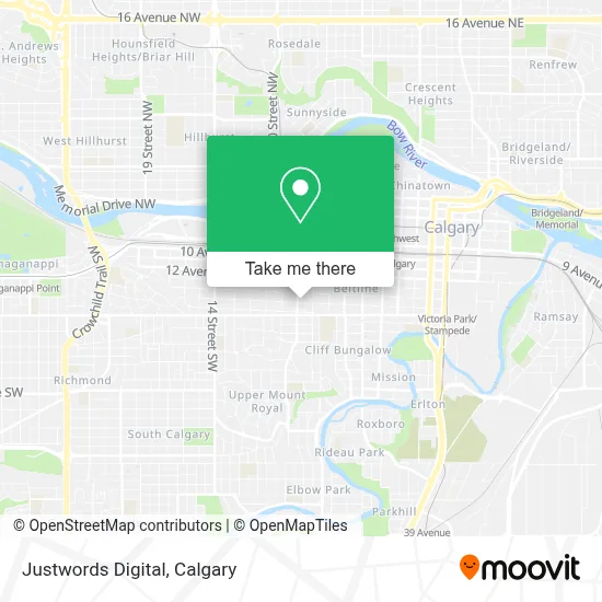Justwords Digital map