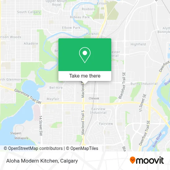 Aloha Modern Kitchen map
