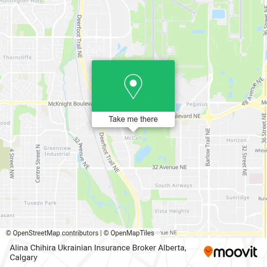 Alina Chihira Ukrainian Insurance Broker Alberta map