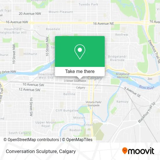 Conversation Sculpture map