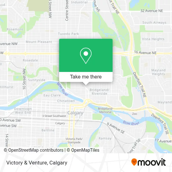 Victory & Venture map