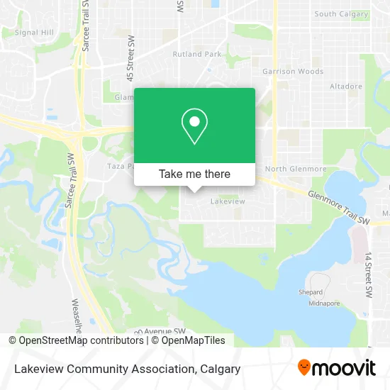 Lakeview Community Association map
