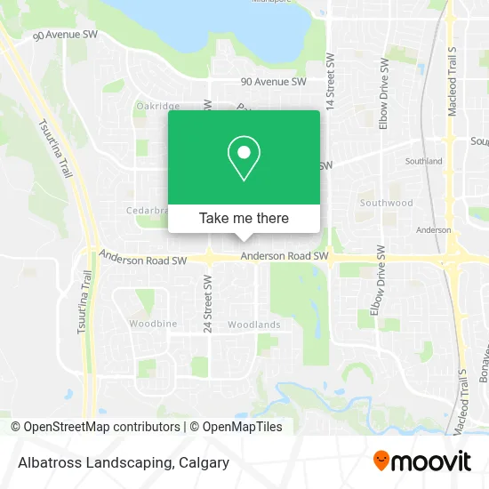 Albatross Landscaping map