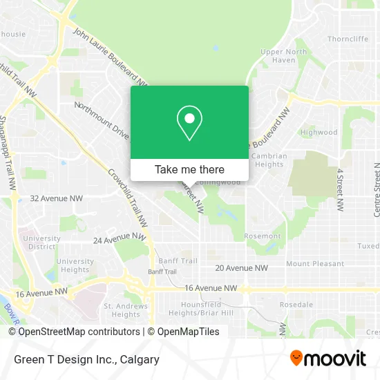 Green T Design Inc. map