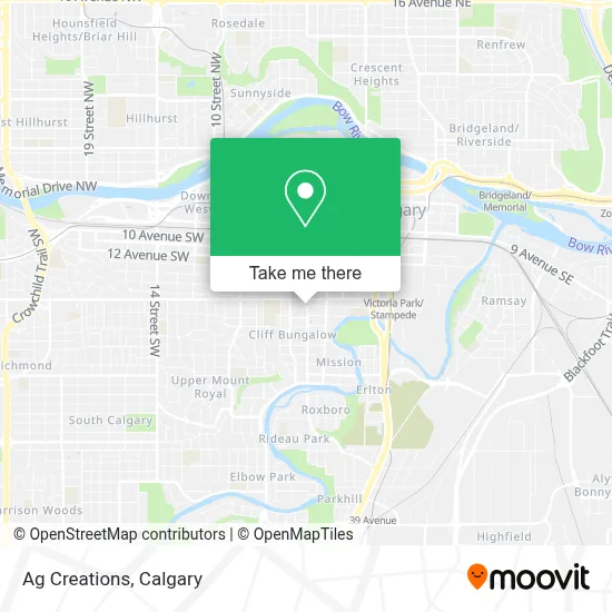 Ag Creations map