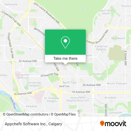 Appchefs Software Inc. map