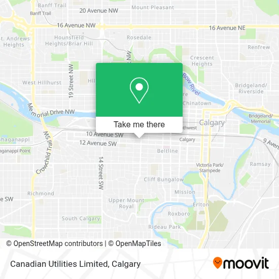 Canadian Utilities Limited map