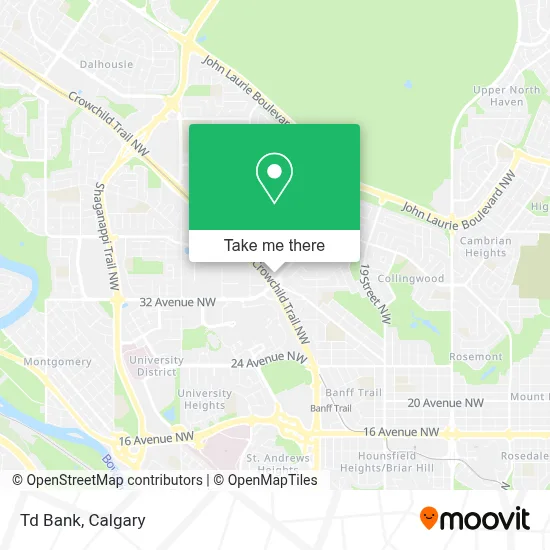 Td Bank map