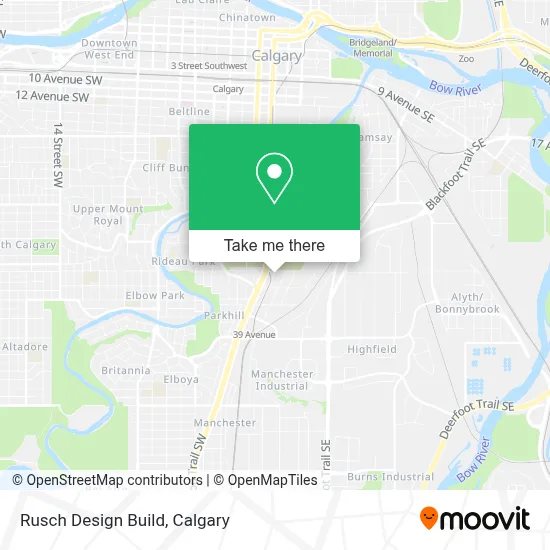 Rusch Design Build map