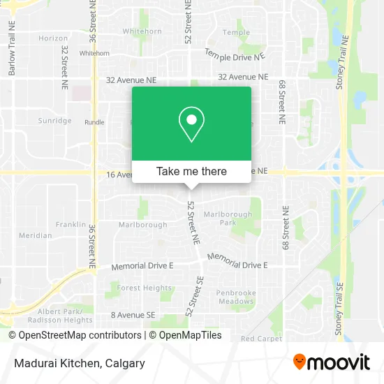 Madurai Kitchen map