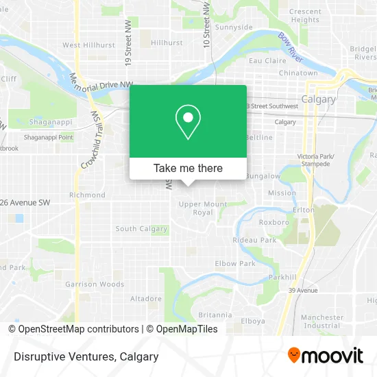 Disruptive Ventures map