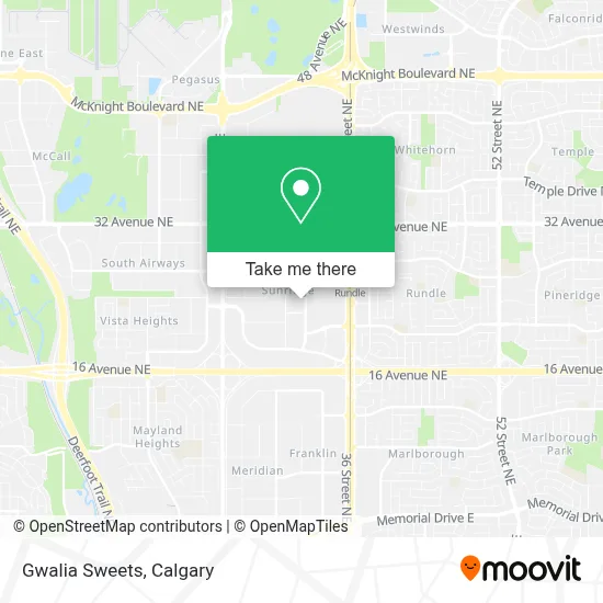 Gwalia Sweets map