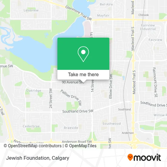 Jewish Foundation map