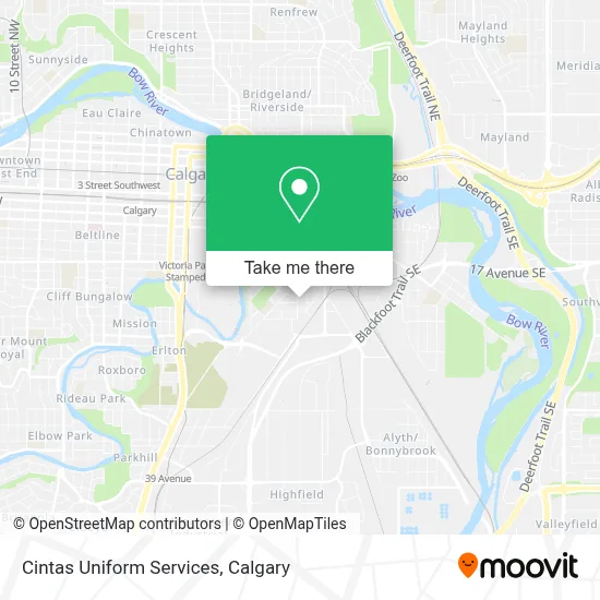 Cintas Uniform Services map