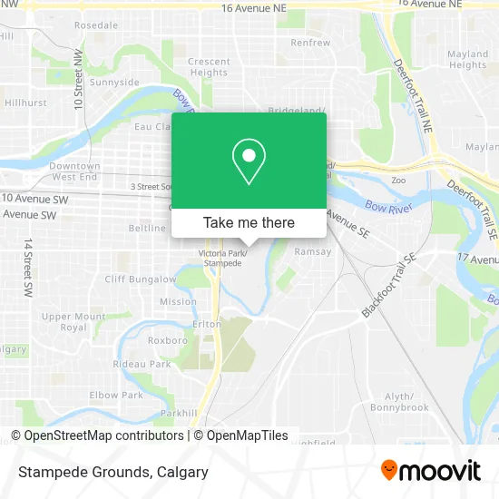 Stampede Grounds map