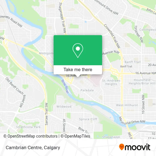 Cambrian Centre map