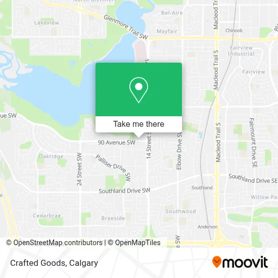 Crafted Goods map