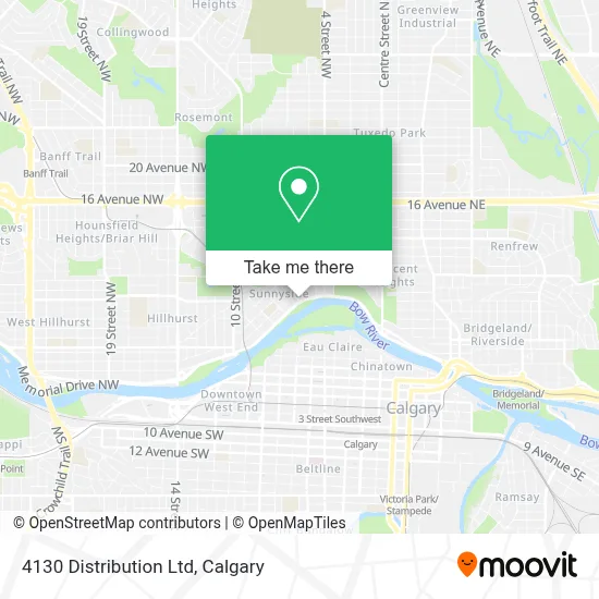 4130 Distribution Ltd map