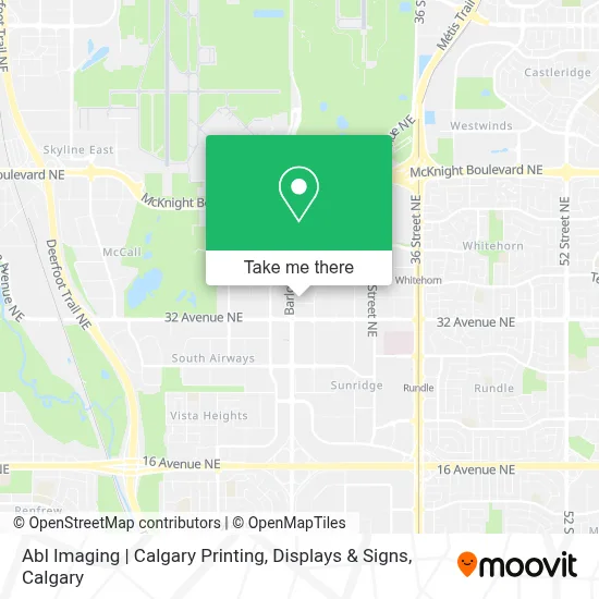 Abl Imaging | Calgary Printing, Displays & Signs map