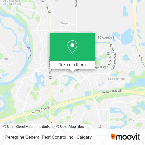 Peregrine General Pest Control Inc. map