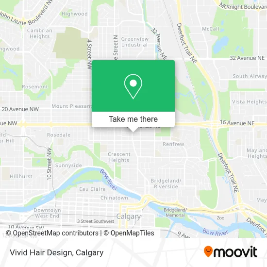 Vivid Hair Design map