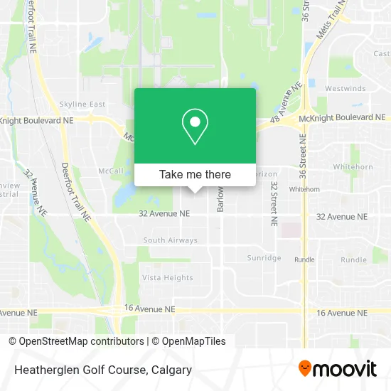 Heatherglen Golf Course map
