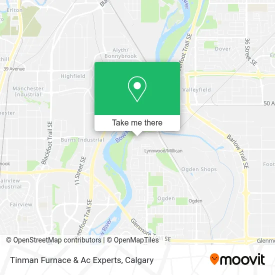 Tinman Furnace & Ac Experts map