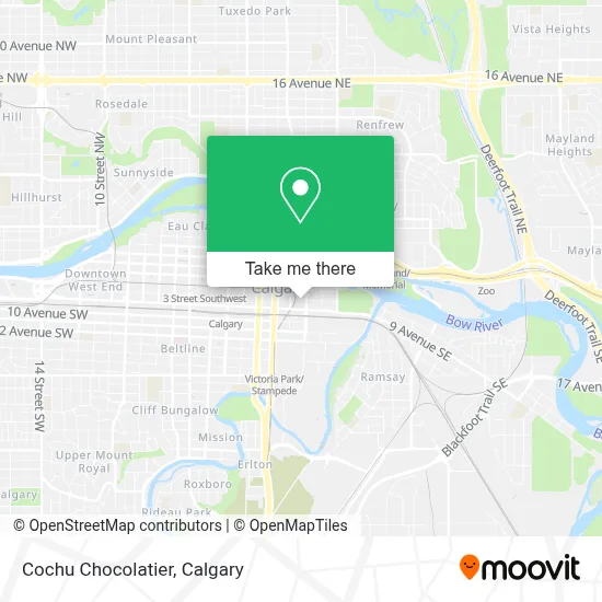 Cochu Chocolatier map