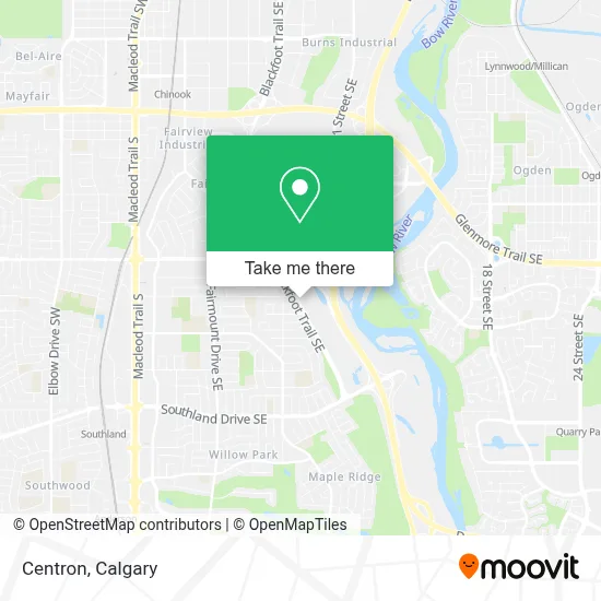 Centron map