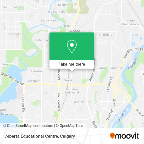 Alberta Educational Centre map