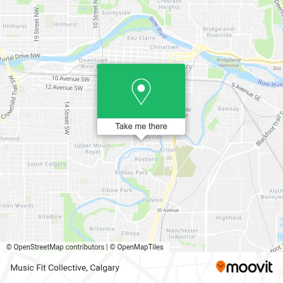 Music Fit Collective map
