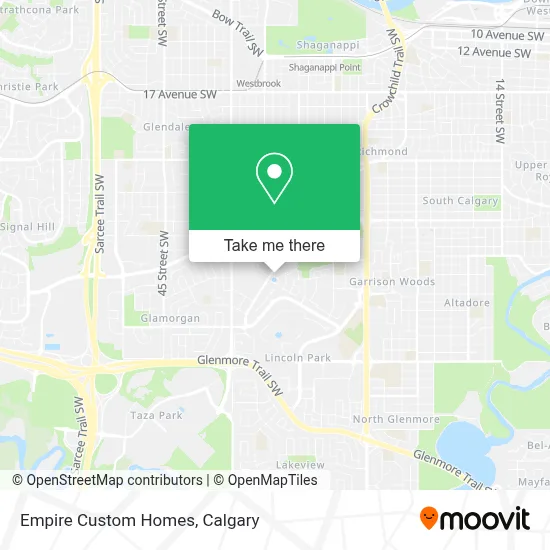 Empire Custom Homes map