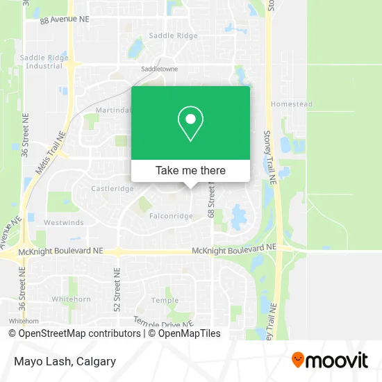 Mayo Lash map