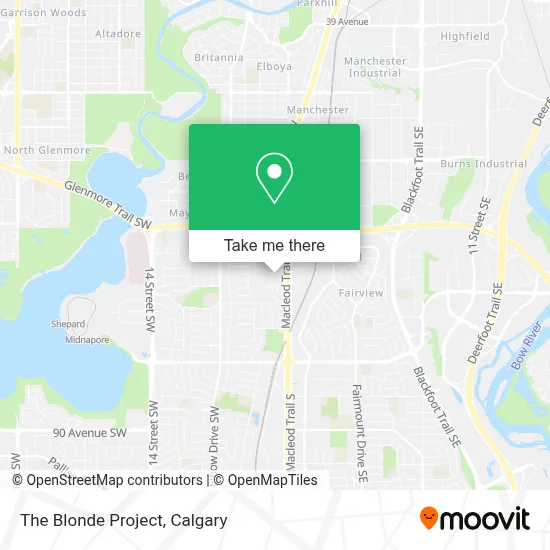 The Blonde Project map