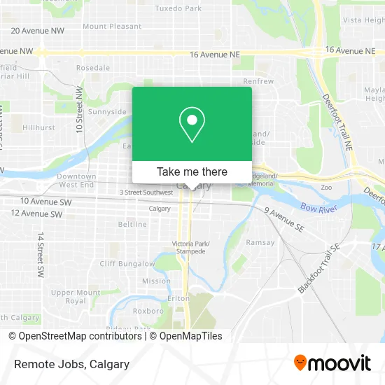 Remote Jobs map