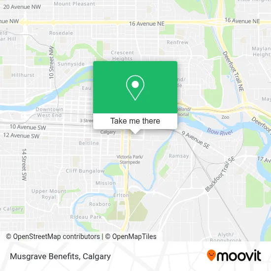 Musgrave Benefits map