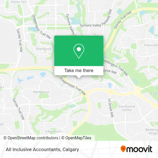 All Inclusive Accountants map