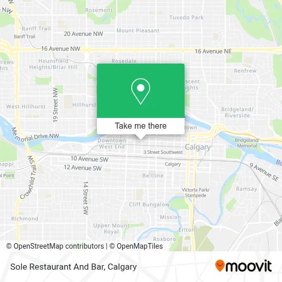 Sole Restaurant And Bar map