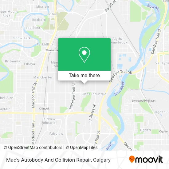 Mac's Autobody And Collision Repair map