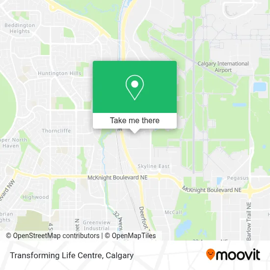 Transforming Life Centre map