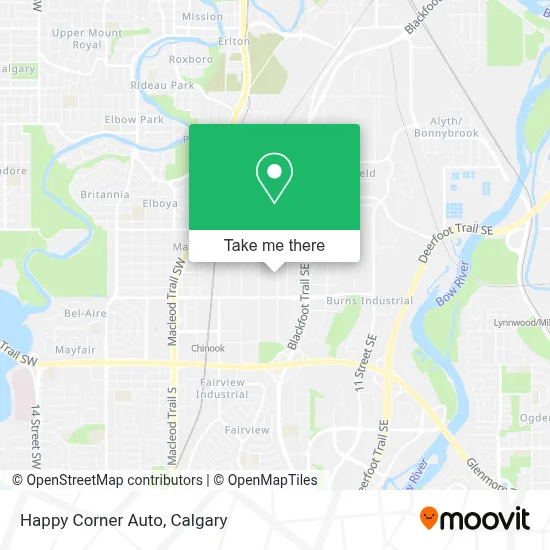 Happy Corner Auto map