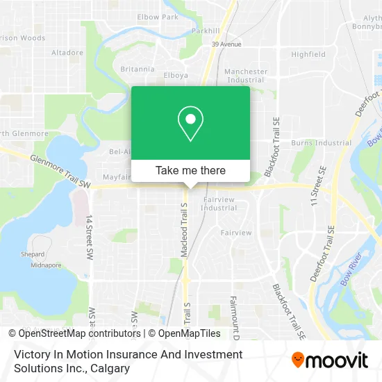 Victory In Motion Insurance And Investment Solutions Inc. map