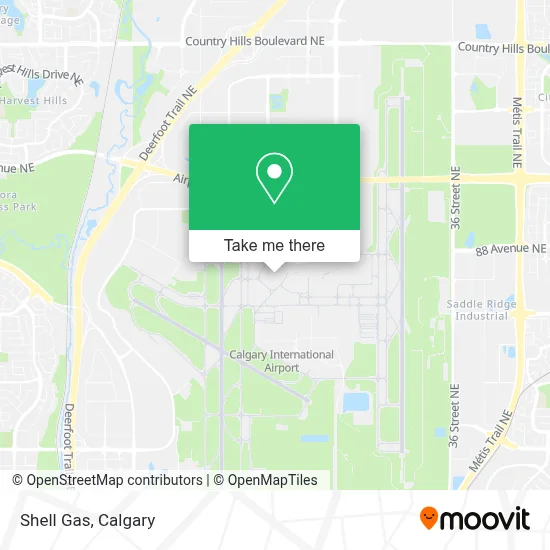 Shell Gas map